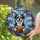 Tricolor Chihuahua Dog Orange Slice Bowl - Home Decor Gift for Dog Lover Stained Glass Suncatcher - 2