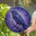 Blue Purple Raven Stained Glass Fractured Shapes - Home Decor Gift for Bird Lovers Stained Glass Suncatcher - 2