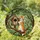 Ginger Tabby Kitten Resting Birdhouse Forest Scene Wildlife Lover Home Decor Gift Stained Glass Suncatcher - 1