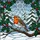 European Robin Holly Berries Winter Snowflake - Christmas Gift Wildlife Lover Stained Glass Suncatcher - 5