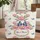 Peonies Butterflies Floral Wreath Everyday Carry Gift Quilted Tote Bag - 1