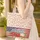 American Flag Red Roses Name Heart Everyday Carry Gift for Flag Lovers Quilted Tote Bag - 4