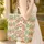Autumnal Tree Bark Foliage Botanical Medallion - Everyday Carry Gift Quilted Tote Bag - 4