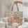 Color Block Floral Bouquet Berry Clusters Floral Wreath - Everyday Carry Gift Quilted Tote Bag - 5