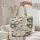 Farm Animal Sheep Heads Personalized Everyday Carry Gift, Travel Essentials for Sheep Lover Quilted Tote Bag - 5