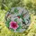 Iridescent Green Hummingbird Hibiscus Flower Mosaic - Nature Lover Home Decor Gift Stained Glass Suncatcher - 1