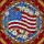 Floral American Flag Stained Glass Independence Day Home Decor Gift for Veterans Stained Glass Suncatcher - 5