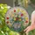 Tulip Bouquet Mosaic Watering Can Garden Scene - Home Decor Gift for Flower Lover Stained Glass Suncatcher - 2