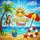 Smiling Sun Sunglasses Tropical Beach Scene Monkey Palm Tree - Summer Home Decor Gift Stained Glass Suncatcher - 5