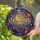 Golden Celestial Chandelier Moon Star Crystal Prisms Cosmic Galaxy Home Decor Gift Stained Glass Suncatcher - 2