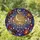 Golden Celestial Chandelier Moon Star Crystal Prisms Cosmic Galaxy Home Decor Gift Stained Glass Suncatcher - 1