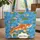 Ornate Koi Fish Water Lily Wreath Swirling Water - Everyday Carry Gift for Koi Lover Quilted Tote Bag - 1