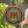 Red Cross Feathered Wings JESUS FOREVER Rainbow Ring Christian Faith Home Decor Gift Stained Glass Suncatcher - 2