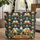 Personalized Mountain Evergreen Western Sign - Everyday Carry Gift Quilted Tote Bag - 1