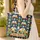 Personalized Mountain Evergreen Western Sign - Everyday Carry Gift Quilted Tote Bag - 4