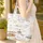 Parisian River Market Scene Personal Medallion - Travel Essentials Gift Quilted Tote Bag - 4