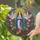 Winged Angel Doves Poppies Daisies Bellflowers Cross Home Decor Gift Stained Glass Suncatcher - 2