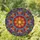 Radiant Twelve-Pointed Starburst Jewel Tone Tiffany Glass Edge-to-Edge - Home Decor Gift Stained Glass Suncatcher - 1