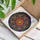 Radiant Twelve-Pointed Starburst Jewel Tone Tiffany Glass Edge-to-Edge - Home Decor Gift Stained Glass Suncatcher - 3