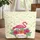Elegant Pink Flamingo Tropical Floral Personalized - Everyday Carry Gift Quilted Tote Bag - 1