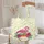 Elegant Pink Flamingo Tropical Floral Personalized - Everyday Carry Gift Quilted Tote Bag - 5