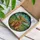 Baby Highland Cow Green Hills Floral - Farmhouse Home Decor Gift for Cow Lover Stained Glass Suncatcher - 3