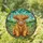 Baby Highland Cow Green Hills Floral - Farmhouse Home Decor Gift for Cow Lover Stained Glass Suncatcher - 1