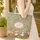 Forest Bear Fox Badger Floral Wreath - Everyday Carry Gift Quilted Tote Bag - 4