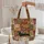 Black and Tan Dachshund Floral Wreath - Everyday Carry Gift for Dachshund Lover Quilted Tote Bag - 5