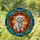 Pensive Maltese Dog Stained Glass Wagon Wheel - Home Decor Gift for Dog Lovers Stained Glass Suncatcher - 1