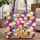 Ornate Bright Yellow Peace Sign Floral Daisies Wreath Everyday Carry Gift Quilted Tote Bag - 1