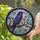 Dark Raven Gnarled Branch Autumn Leaves Dreamcatcher - Home Decor Gift for Bird Lovers Stained Glass Suncatcher - 2