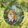 Joyful Corgi Skateboard Mosaic Serene Garden Path - Dog Lover Home Decor Gift Stained Glass Suncatcher - 1