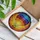 Ornate Hot Air Balloon Starburst Glowing Stained Glass - Home Decor Gift Stained Glass Suncatcher - 3
