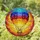 Ornate Hot Air Balloon Starburst Glowing Stained Glass - Home Decor Gift Stained Glass Suncatcher - 1