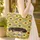 Sleeping Dachshund Sunflower Wreath Everyday Carry Gift for Dachshund Lover Quilted Tote Bag - 4