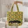 Sleeping Dachshund Sunflower Wreath Everyday Carry Gift for Dachshund Lover Quilted Tote Bag - 5