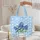 Bluebonnet Flowers Wildflower Wreath White Blossoms Everyday Carry Gift Quilted Tote Bag - 5