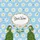 Personalized Daisies Ladybugs Floral Name Sky Blue Everyday Carry Gift Quilted Tote Bag - 7