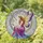 Fairy Woman Butterfly Wings Cherry Blossom - Home Decor Gift for Fairy Lover Stained Glass Suncatcher - 1