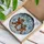 Gingerbread Men Iridescent Snowflakes Ice Drifts Crisp Winter Sky Christmas Decor Stained Glass Suncatcher - 3