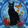 Black Cat Monarch Butterfly Blooming Flowers - Home Decor Gift for Cat Lover Stained Glass Suncatcher - 5