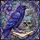 Stained Glass Raven Ornate Skull Ancient Book Flower - Home Decor Gift Wildlife Lover Stained Glass Suncatcher - 5