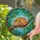Sleeping Orange Tabby Cat on Tree Branch with Green Leaves - Home Decor Gift for Cat Lovers Stained Glass Suncatcher - 2