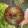 Red Cabin Autumn Forest Waterfalls Stream Mountains Sunset - Nature Lover Home Decor Gift Stained Glass Suncatcher - 2