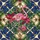 Pink Flamingo Pink Flowers Red Berries Baroque Acanthus Foliage Home Decor Gift Stained Glass Suncatcher - 5