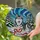 Husky Dog Winter Forest Northern Lights Christmas Gift for Husky Lover Stained Glass Suncatcher - 2