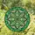 Circular Celtic Knot Foliate Interwoven Loops Organic Swirls Ornate Border - Home Decor Gift Stained Glass Suncatcher - 1