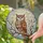 Stained Glass Majestic Owl Translucent Flowering Branches Sky - Home Decor for Nature Lovers Stained Glass Suncatcher - 2