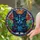 Psychedelic Black Cat Stained Glass Home Decor Gift for Cat Lover Stained Glass Suncatcher - 2